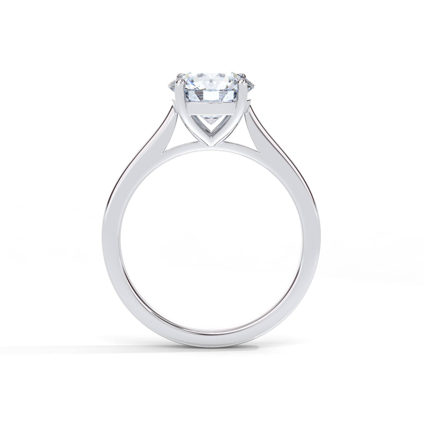 Ora Engagement Ring - 18K White Gold