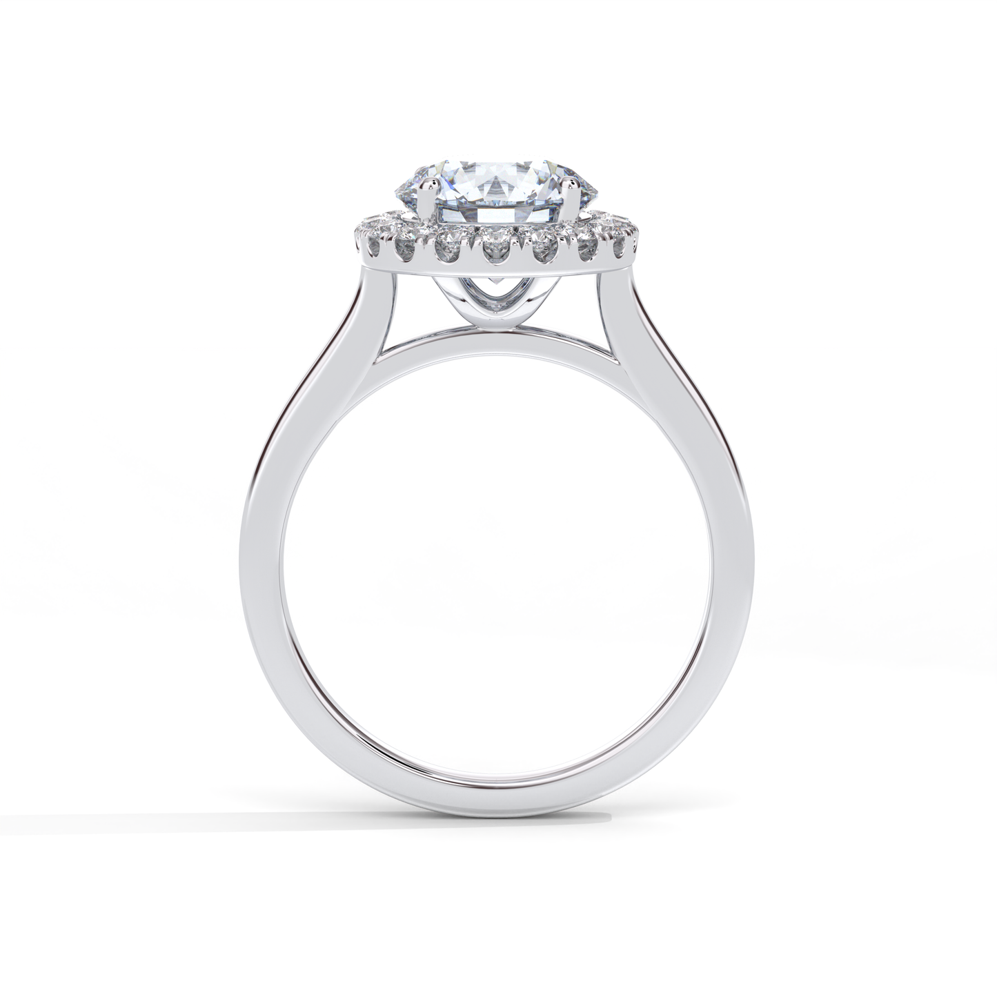 Rexa Engagement Ring - 18K White Gold