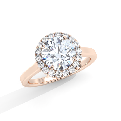 Rexa Engagement Ring - 18K Rose Gold