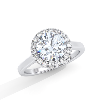 Rexa Engagement Ring - 18K White Gold