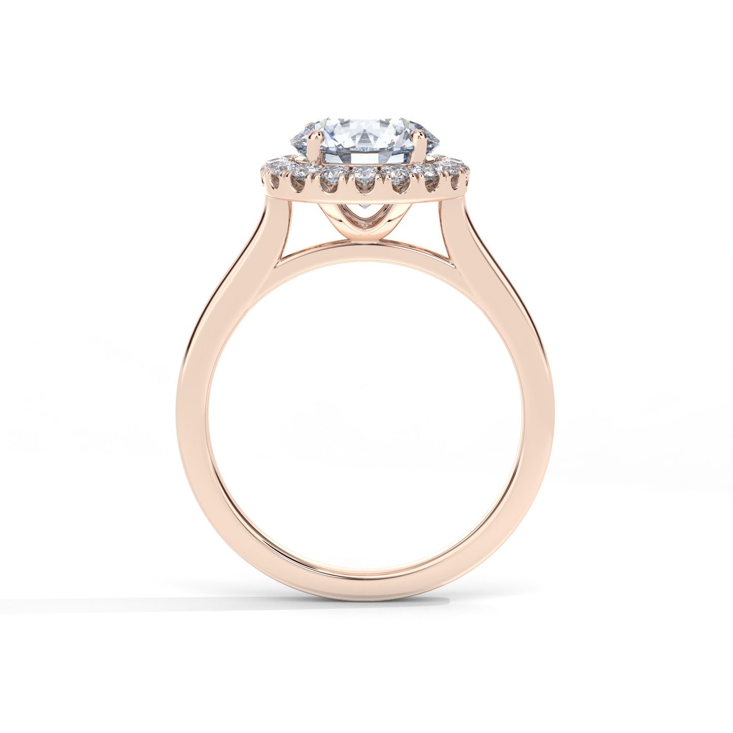 Rexa Engagement Ring - 18K Rose Gold