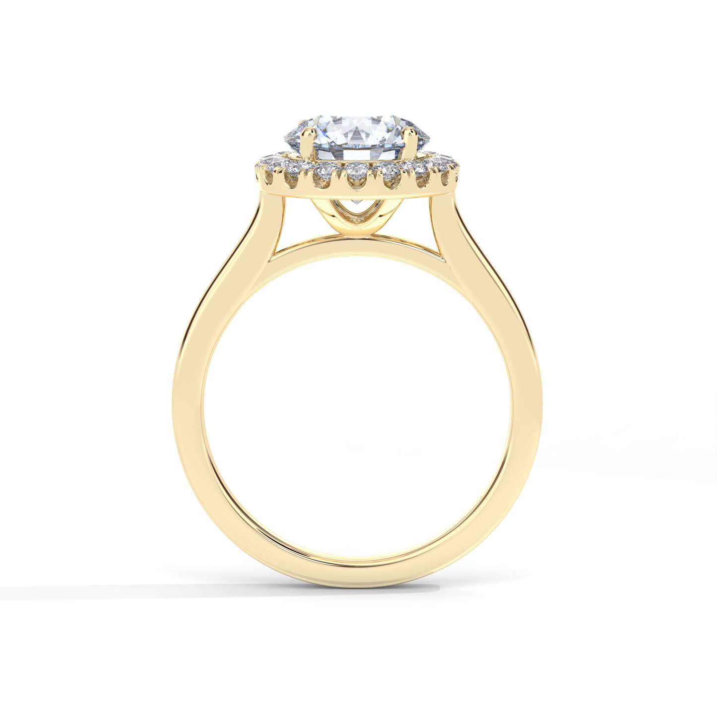 Rexa Engagement Ring - 18K Yellow Gold