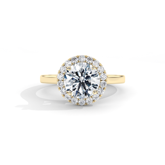 Rexa Engagement Ring - 18K Yellow Gold