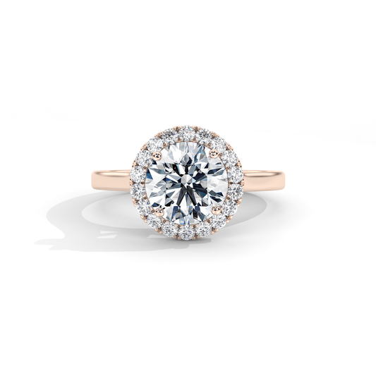 Rexa Engagement Ring - 18K Rose Gold