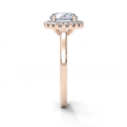 Rexa Engagement Ring - 18K Rose Gold