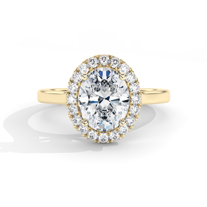 Rexa Engagement Ring - 18K Yellow Gold