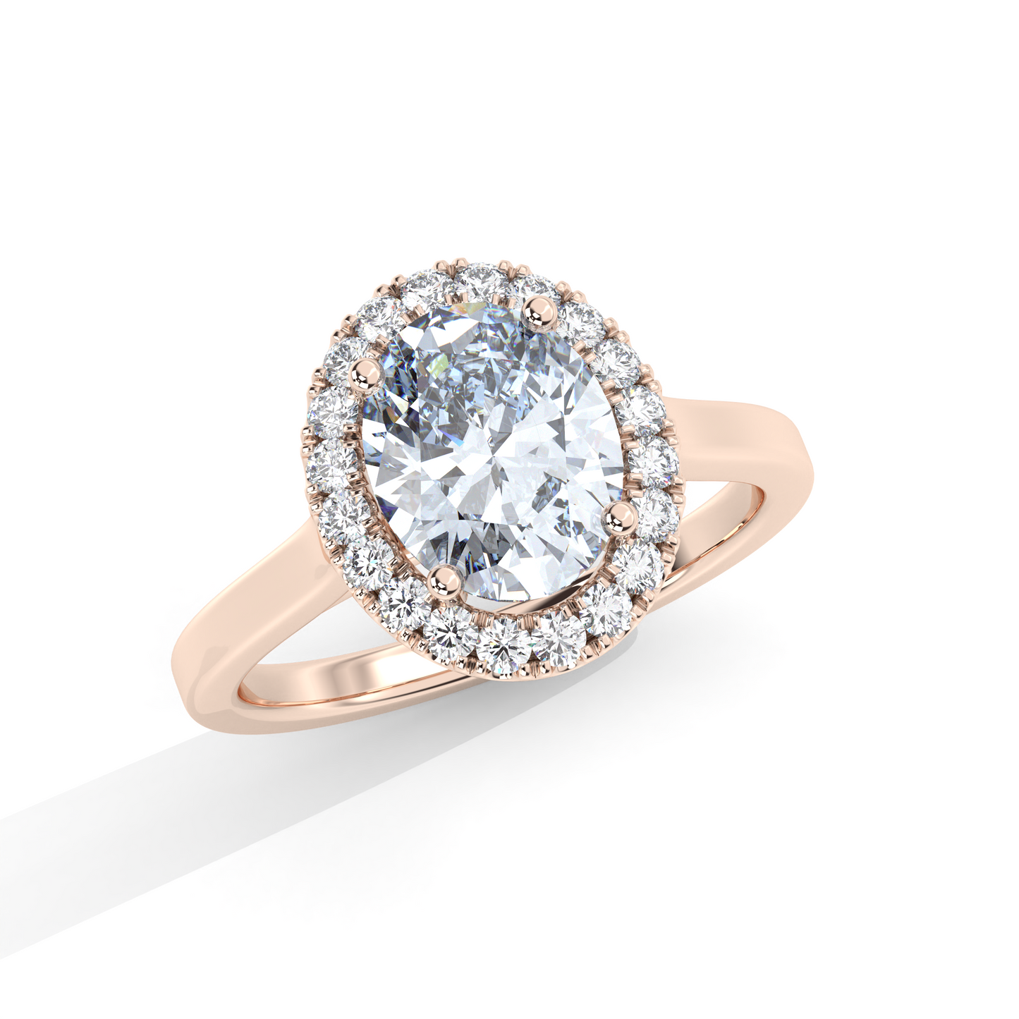 Rexa Engagement Ring - 18K Rose Gold