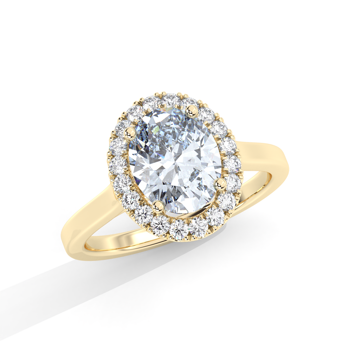 Rexa Engagement Ring - 18K Yellow Gold