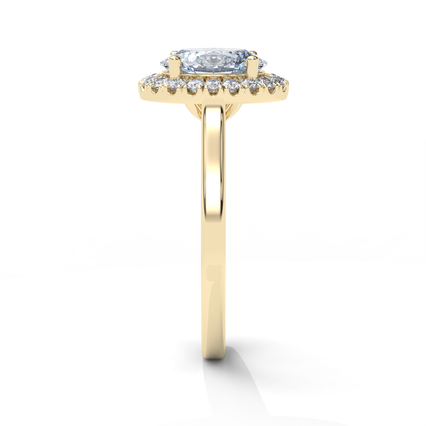 Rexa Engagement Ring - 18K Yellow Gold