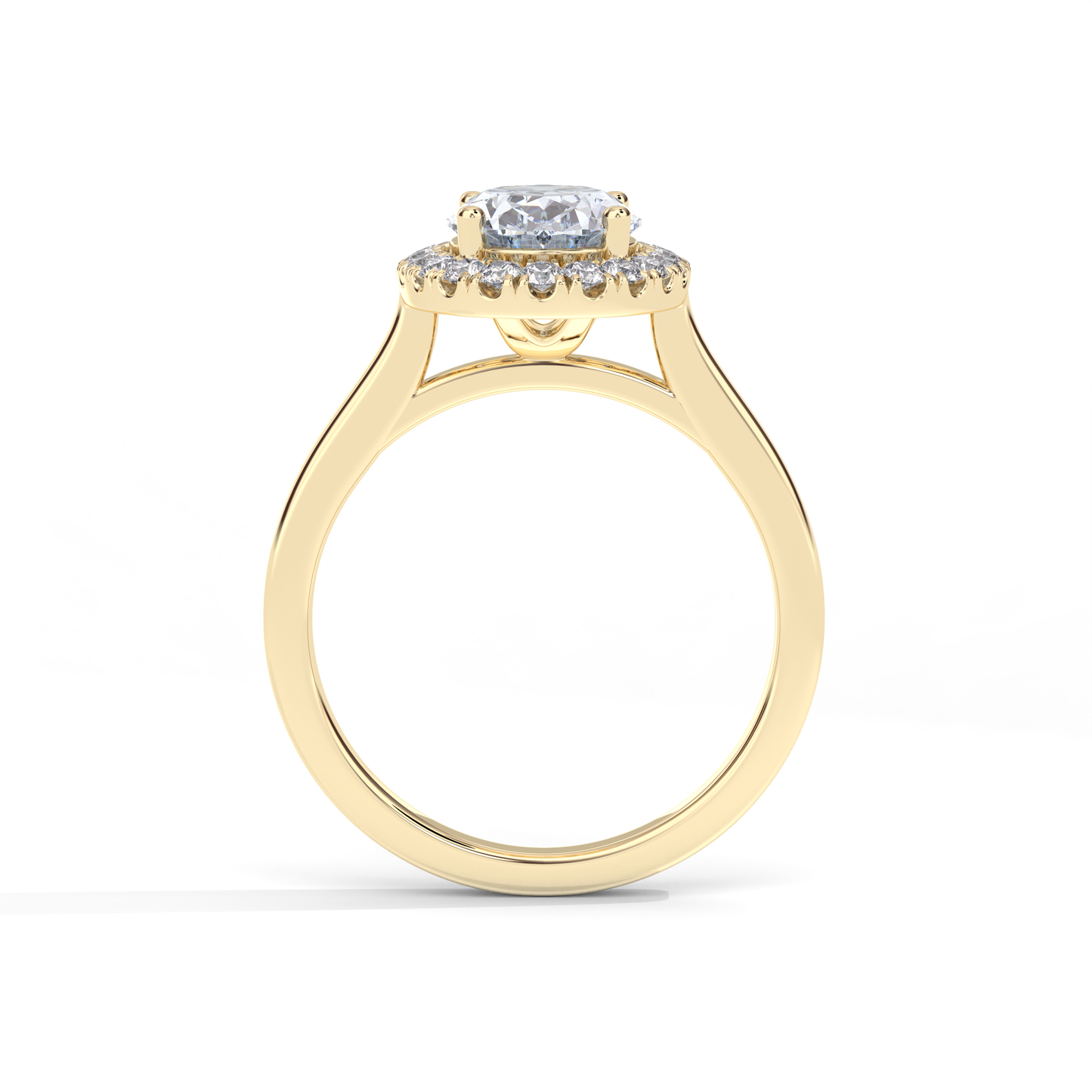 Rexa Engagement Ring - 18K Yellow Gold