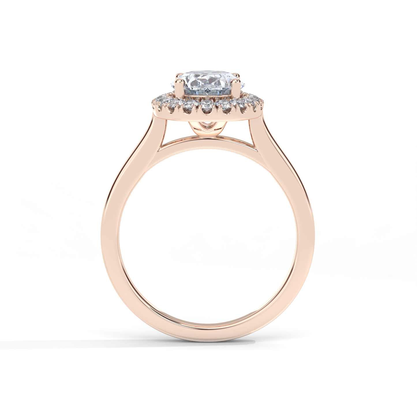 Rexa Engagement Ring - 18K Rose Gold