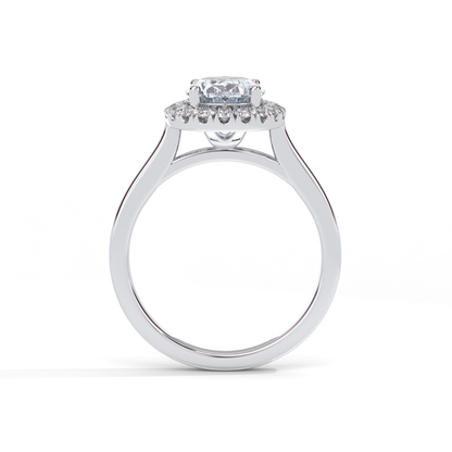 Rexa Engagement Ring - 18K White Gold