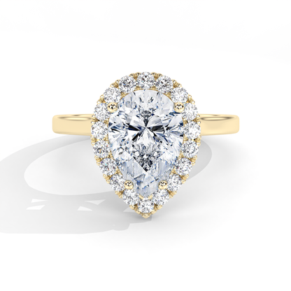 Rexa Engagement Ring - 18K Yellow Gold