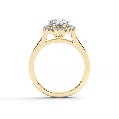 Rexa Engagement Ring - 18K Yellow Gold