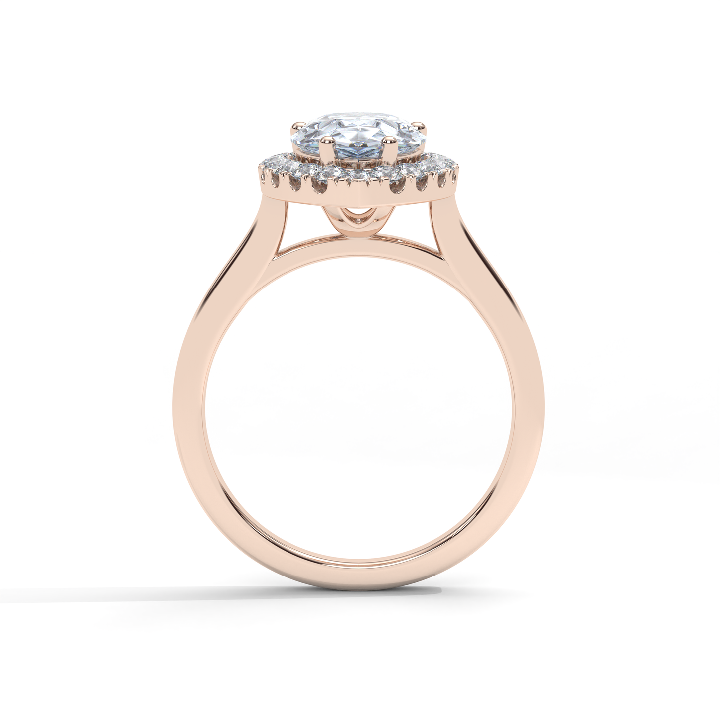 Rexa Engagement Ring - 18K Rose Gold