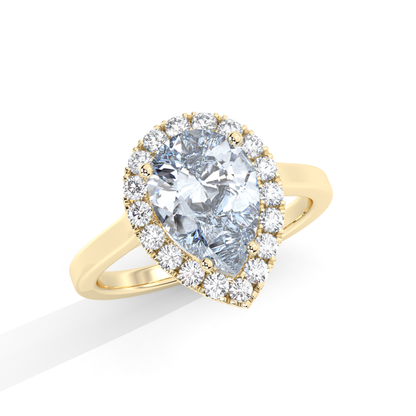 Rexa Engagement Ring - 18K Yellow Gold