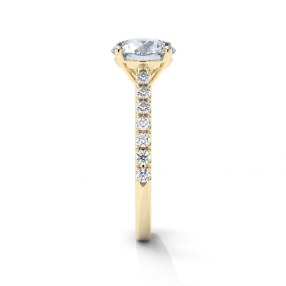 Vita Engagement Ring - 18K Yellow Gold