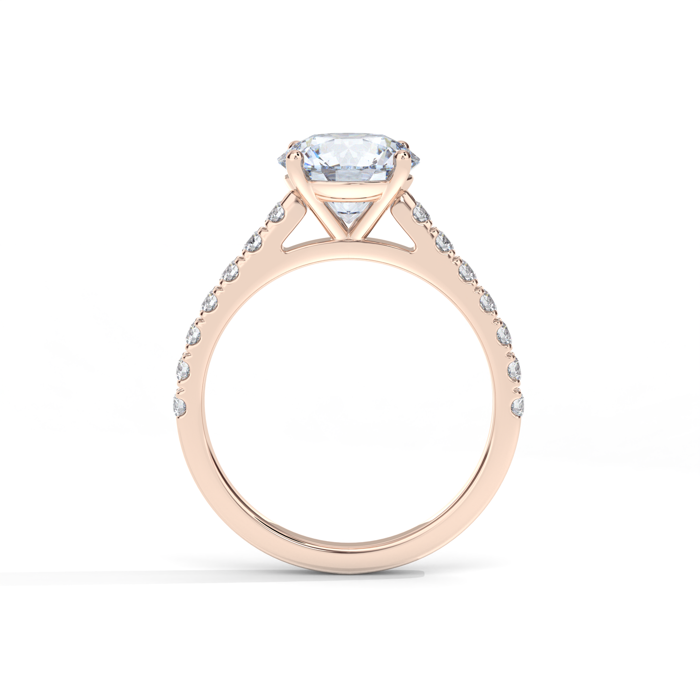 Vita Engagement Ring - 18K Rose Gold