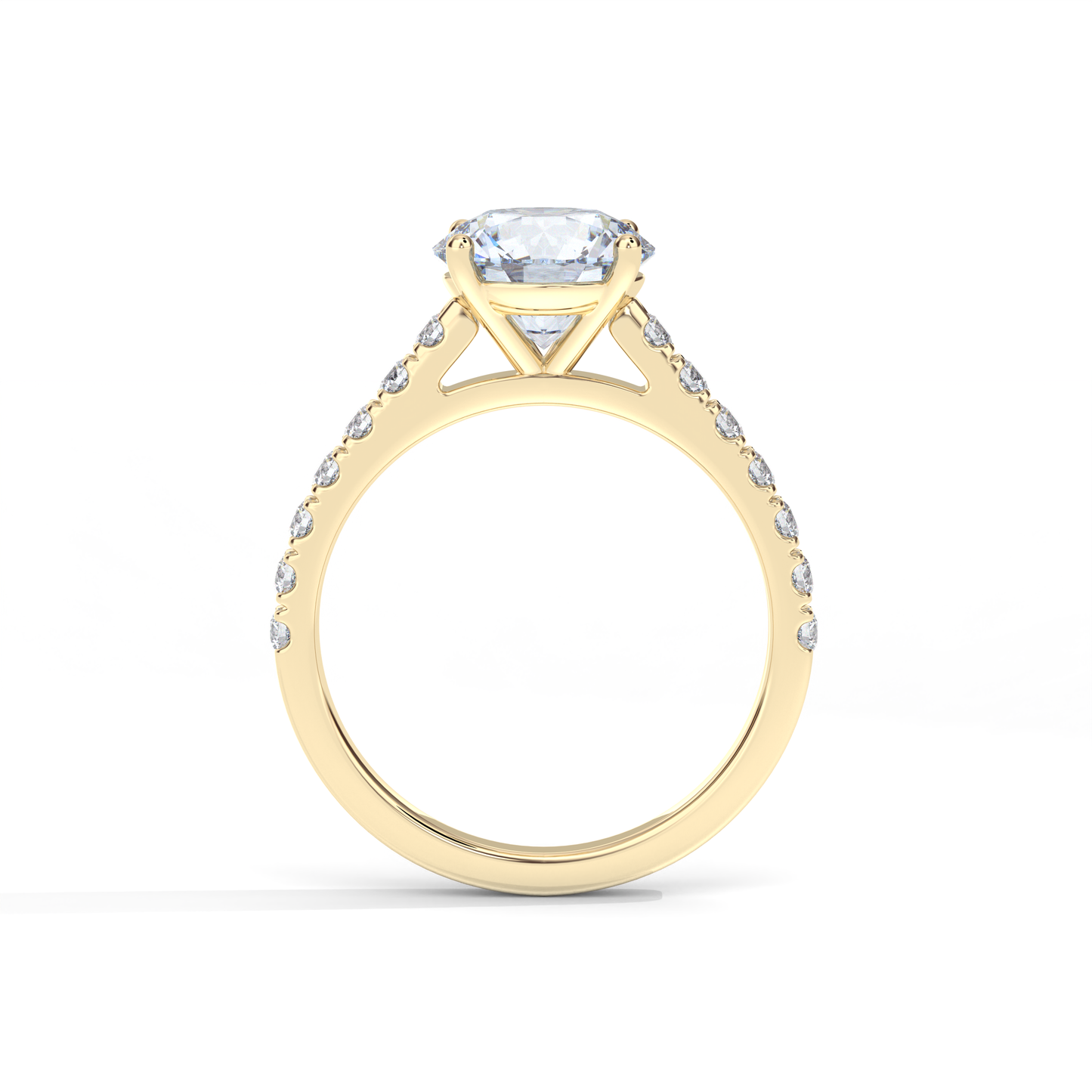 Vita Engagement Ring - 18K Yellow Gold