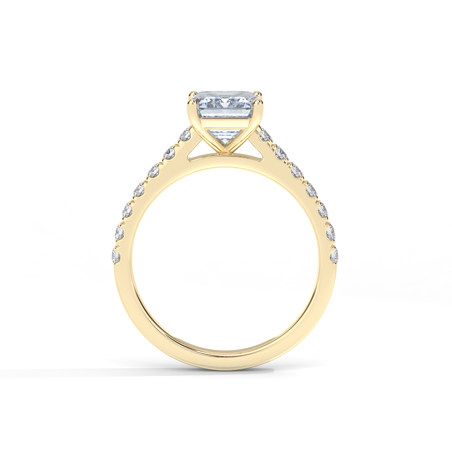 Vita Engagement Ring - 18K Yellow Gold