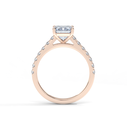 Vita Engagement Ring - 18K Rose Gold