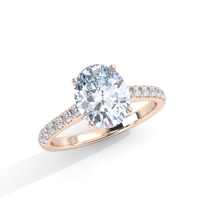 Vita Engagement Ring - 18K Rose Gold