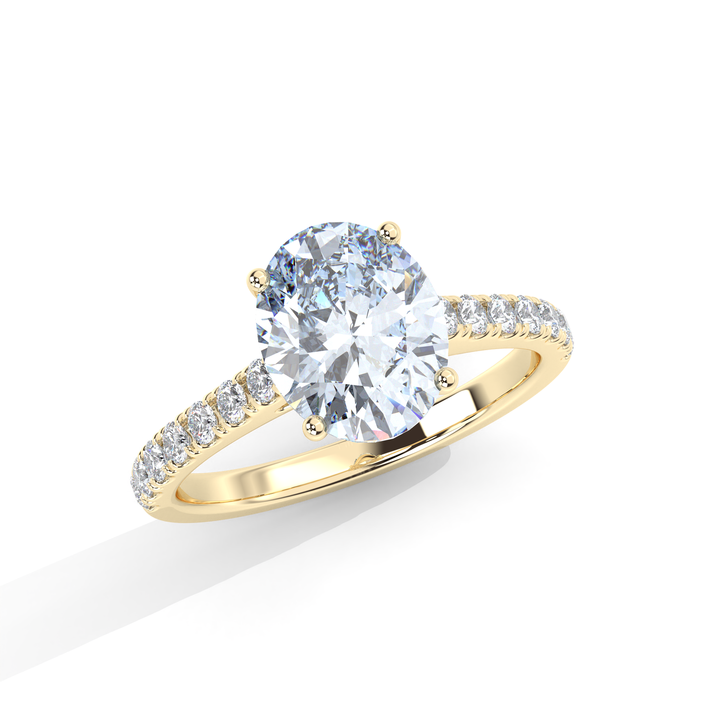 Vita Engagement Ring - 18K Yellow Gold