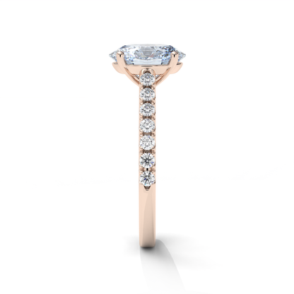 Vita Engagement Ring - 18K Rose Gold