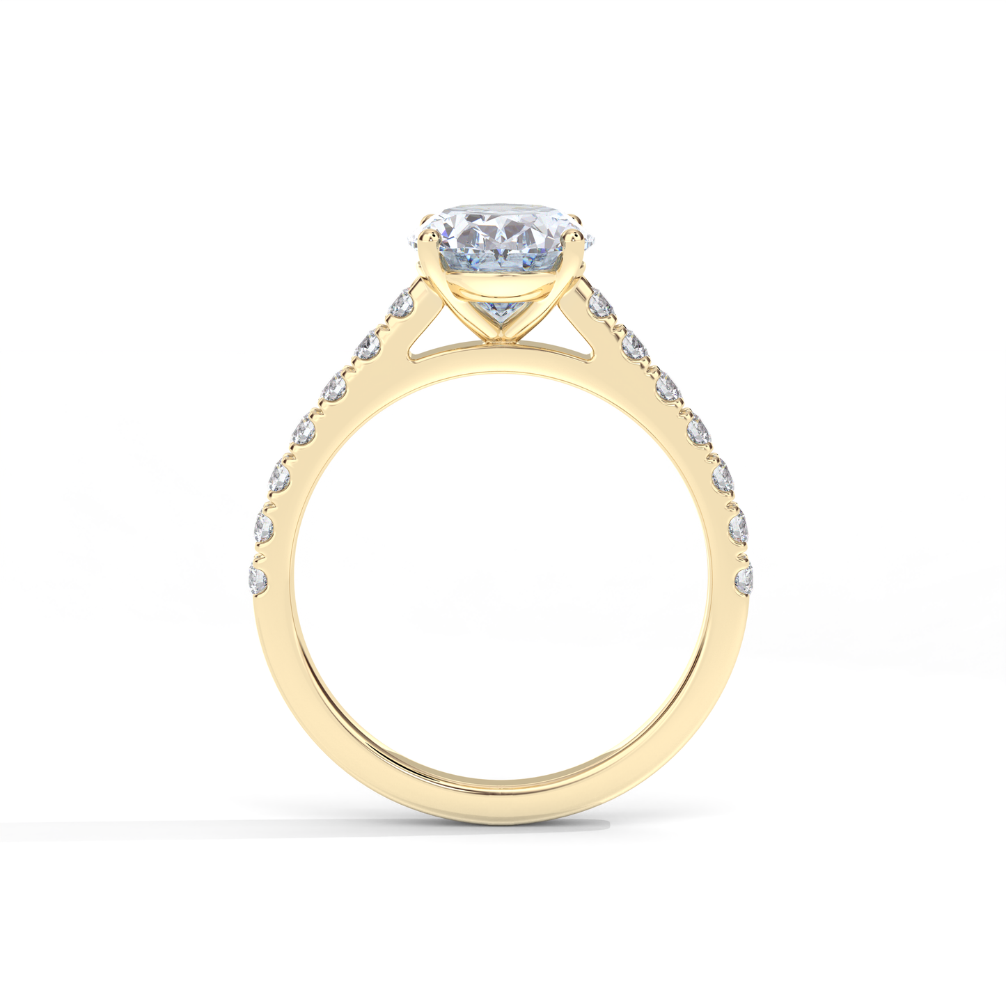 Vita Engagement Ring - 18K Yellow Gold