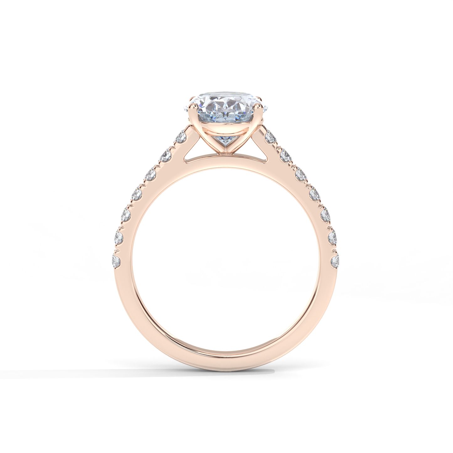 Vita Engagement Ring - 18K Rose Gold