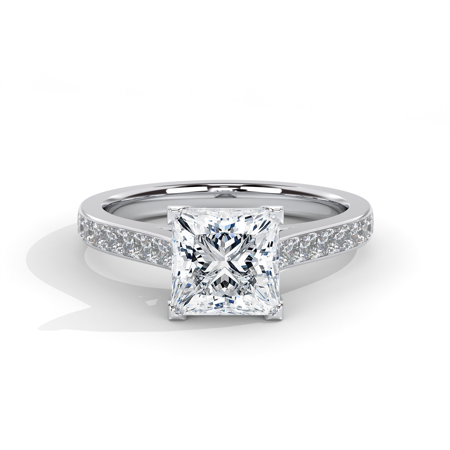 Helios Princess Engagement Ring