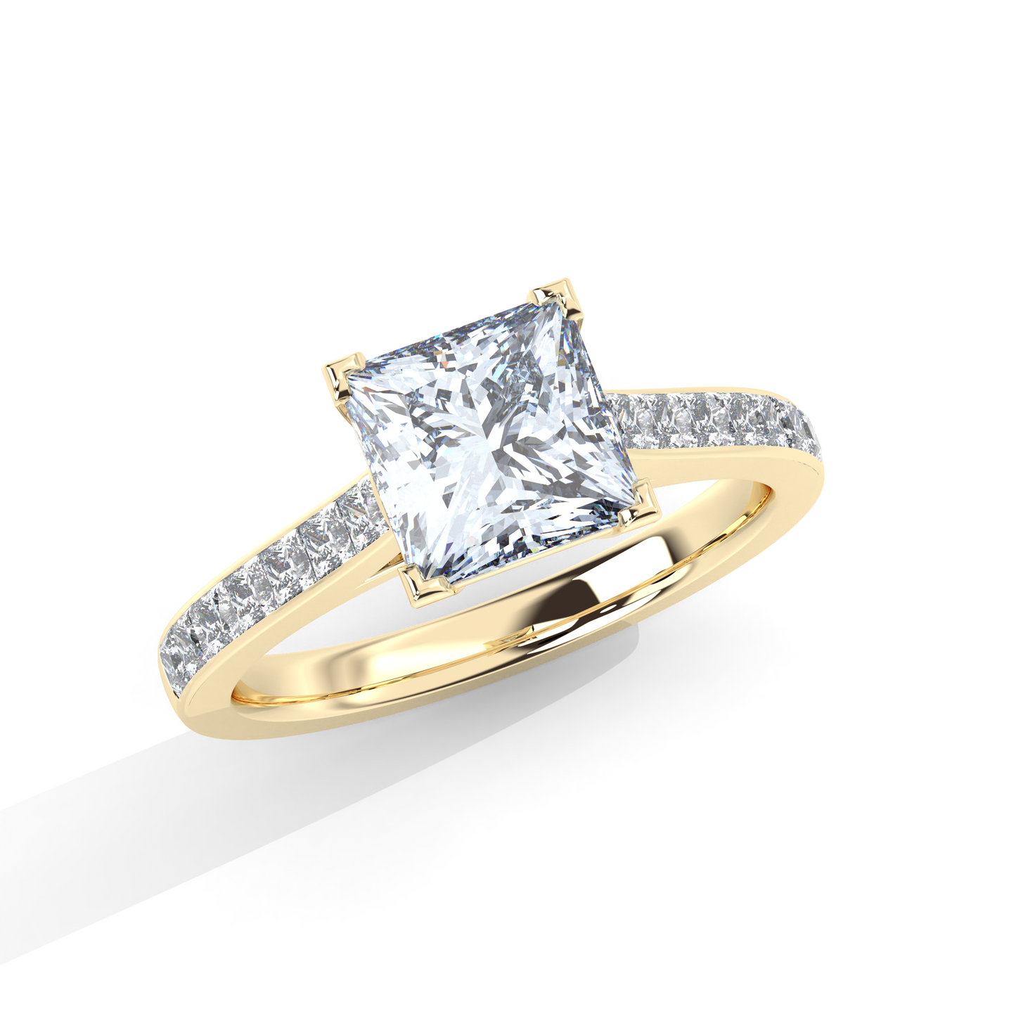 Helios Princess Engagement Ring